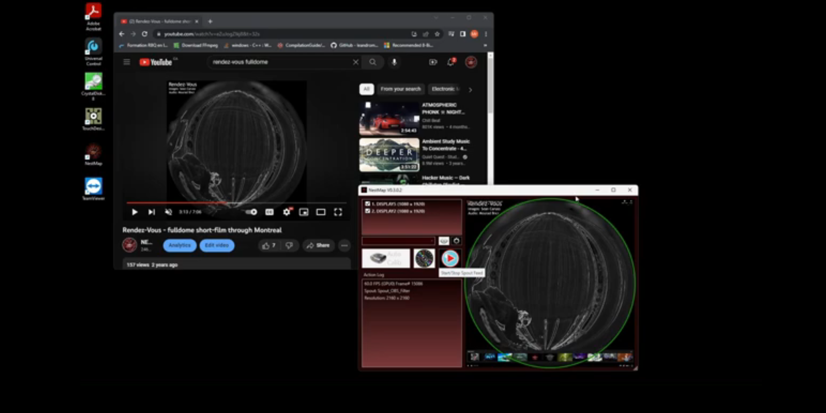 Cover image for Tutorial: how to stream YouTube content to Immersive dome easily