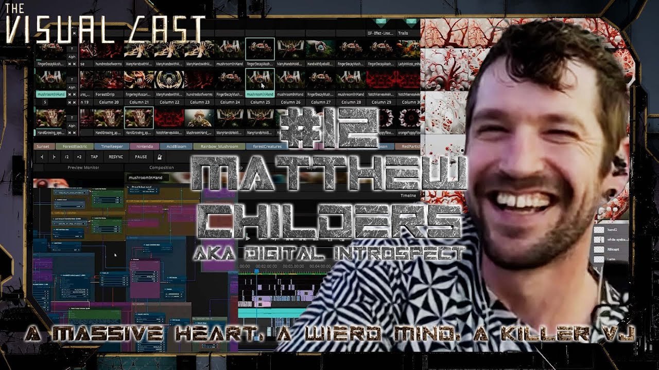 Cover image for VC | EP12 - Matthew Childers/Digital Introspect, A massive heart, A weird mind, A killer VJ
