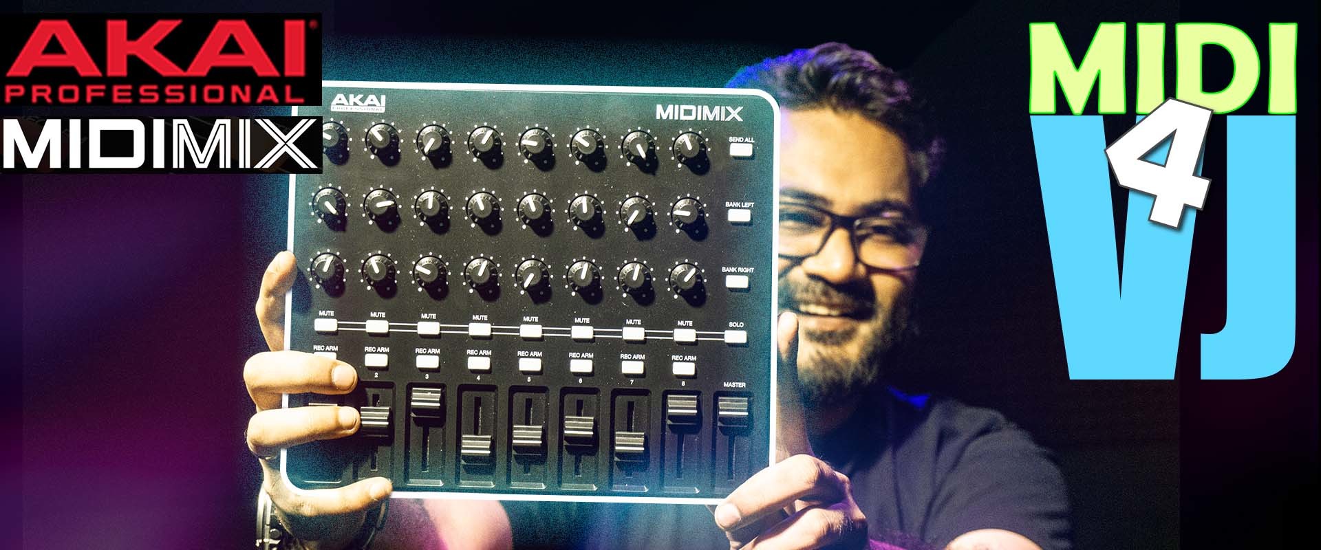 Cover image for More knobs! Review AKAI MIDIMIX | #MIDI for #VJ  | VJ Tips