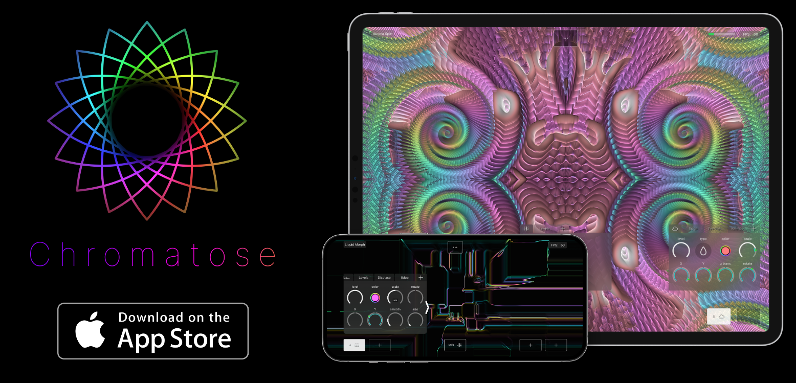 Cover image for Announcing Chromatose - Video Synth for iOS
