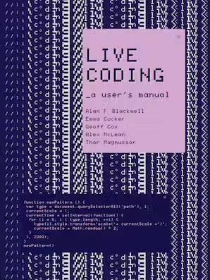 live coding a user manula book