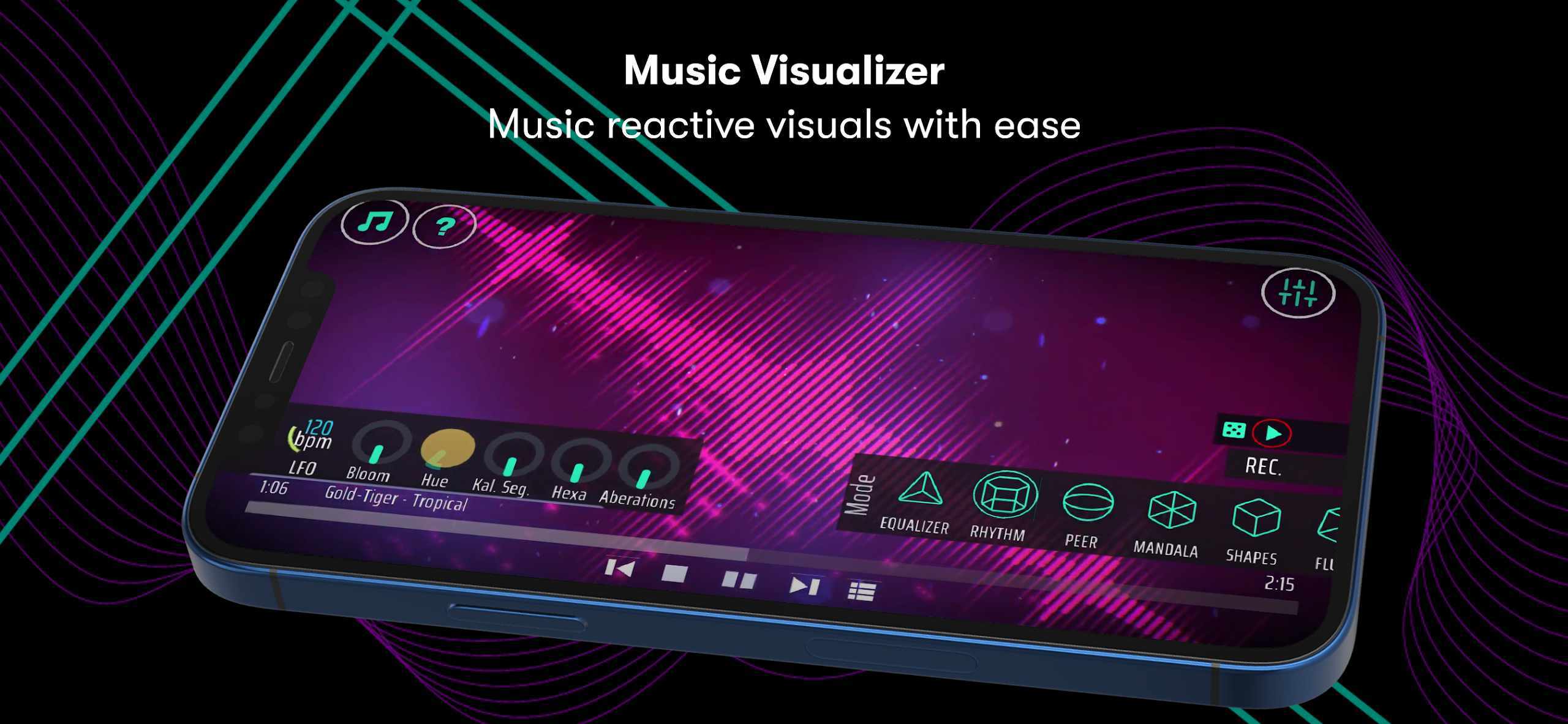Cover image for Vythm JR - Music Visualizer VJ