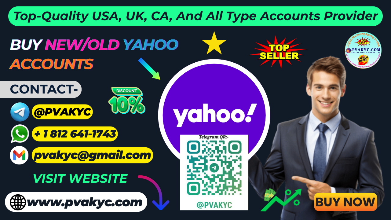 Cover image for Top 10 Sites to Buy Yahoo Accounts (PVA/Old/New) – 100% Real & Legit 2026
