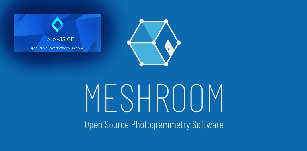 Cover image for MESHROOM open-source photogrammetry software by AliceVision