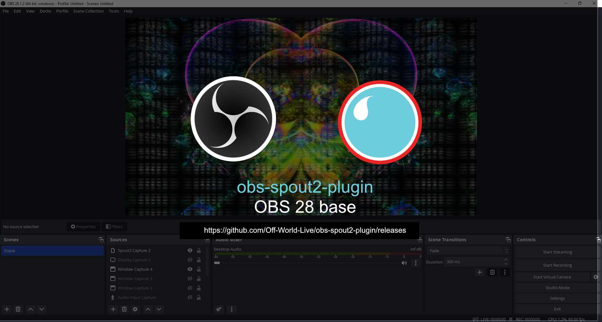 Cover image for OBS 28 - Spout and NDI plugin updates