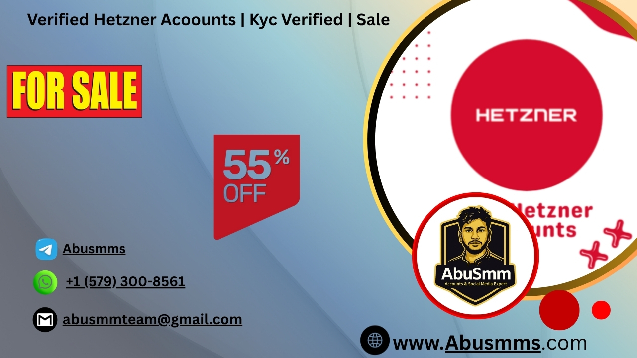 Cover image for "Trusted KYC Verified Hetzner Accounts – Available for Purchase"