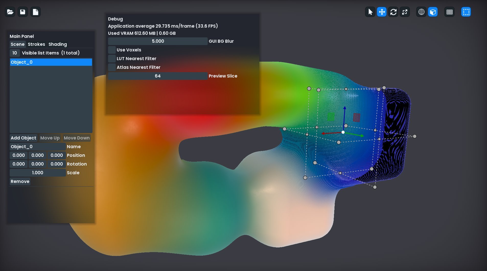 Cover image for SDFEditor - Constructive Solid Geometry editor with a non destructive workflow