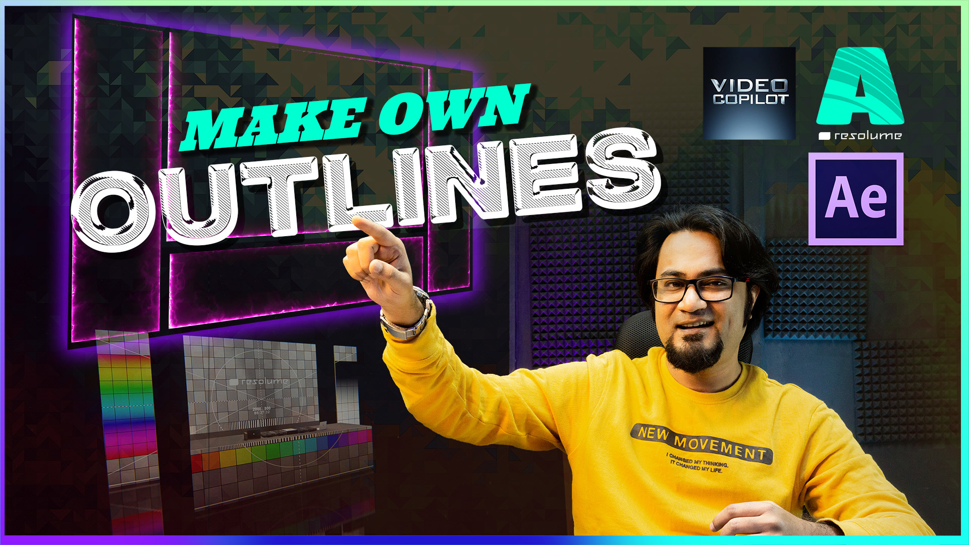Cover image for how to make outlines for resolume | VJ Tips