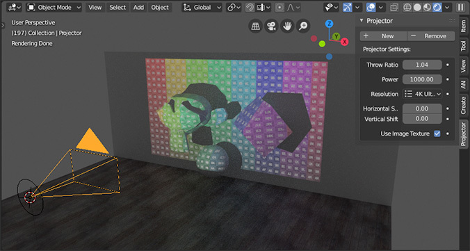 Cover image for Projector Add-on for Blender