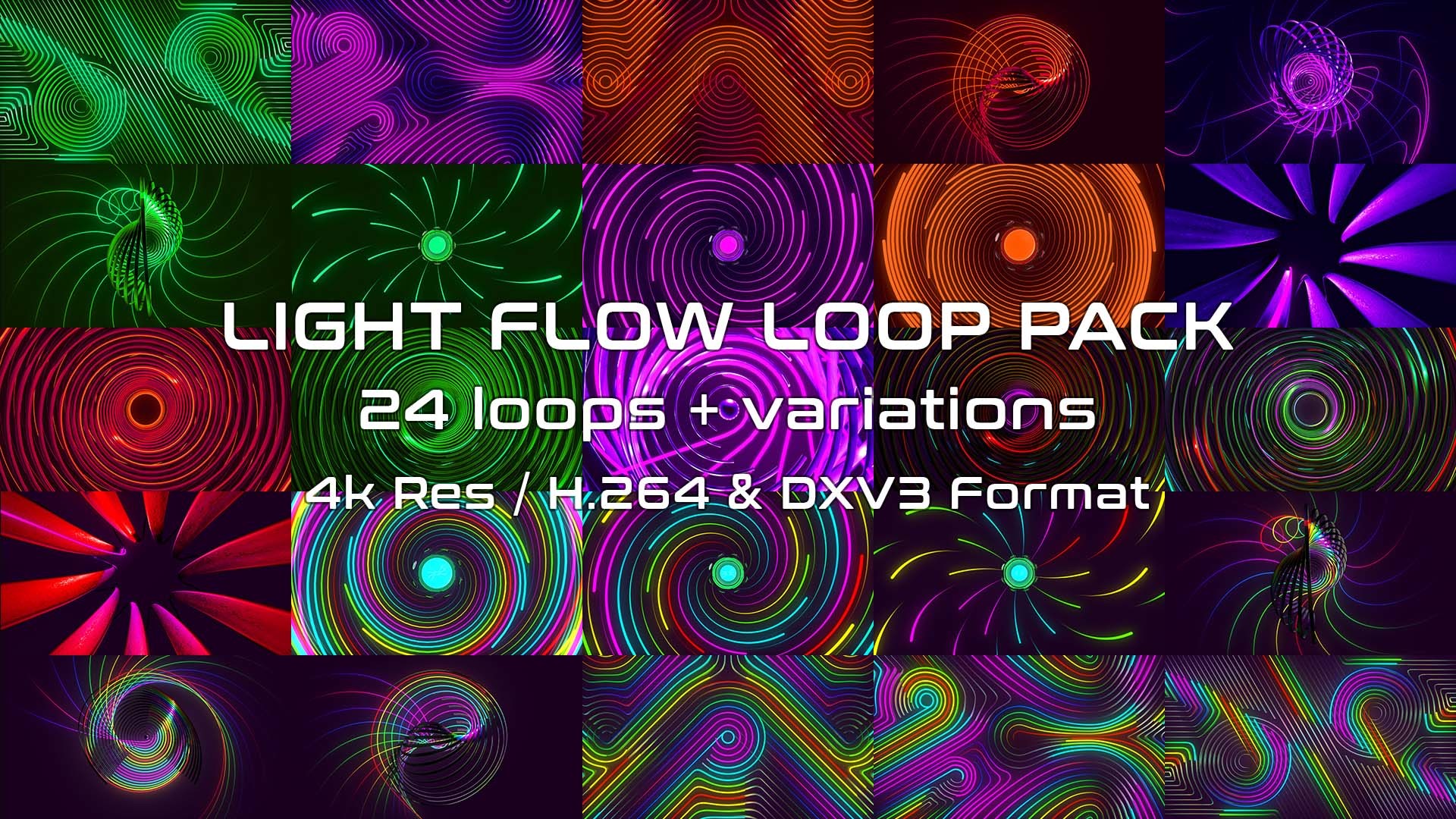 Cover image for Light Flow - VJ Loop Pack