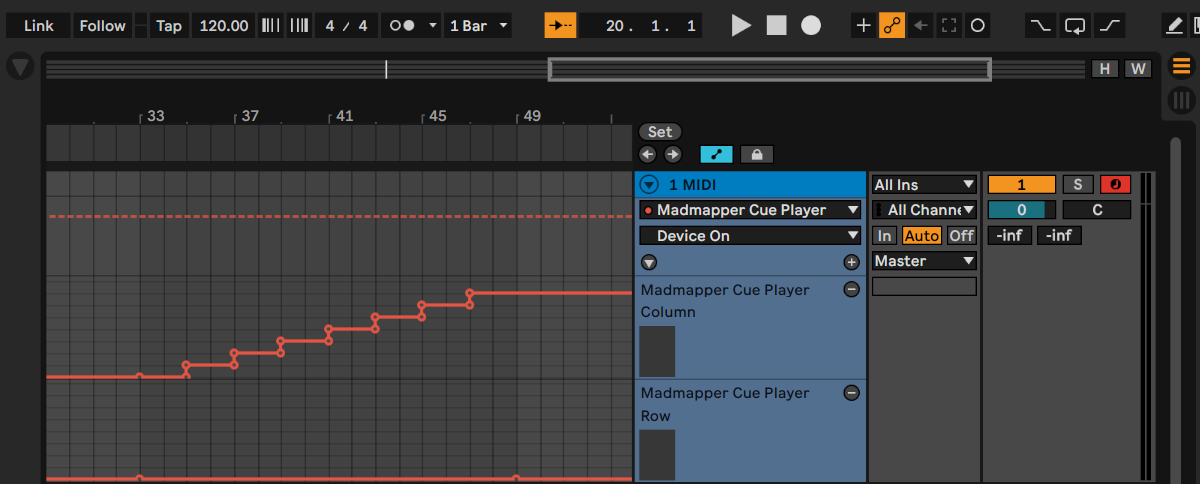 Cover image for Madmapper Cue Player (Ableton)