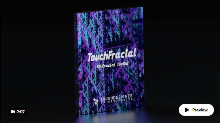 Cover image for TouchFractal - 3D Fractal toolkit for TouchDesigner