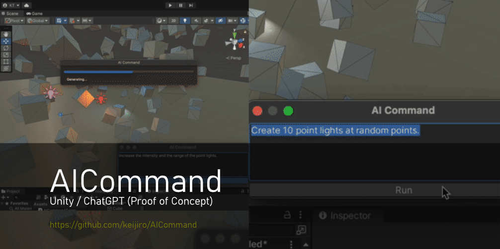 Cover image for AICommand - Unity/ChatGPT Proof of Concept