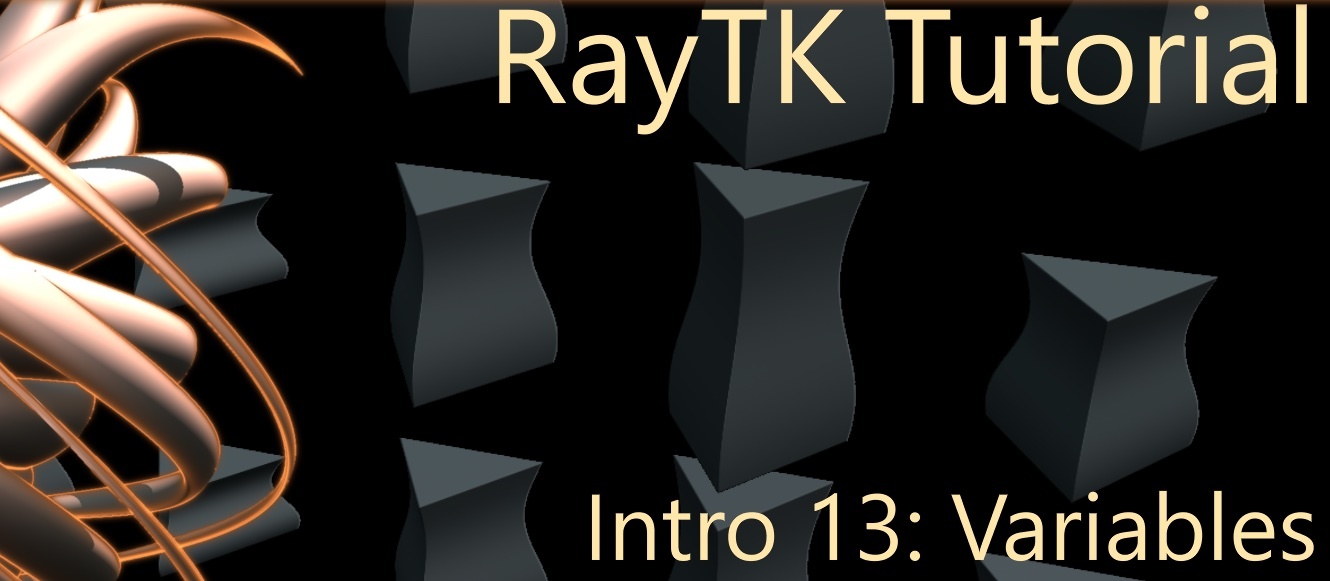 Cover image for RayTK Variables Tutorial