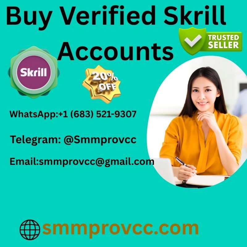 Cover image for Buy Verified Skrill Accounts from USA – Fast & Secure Delivery
