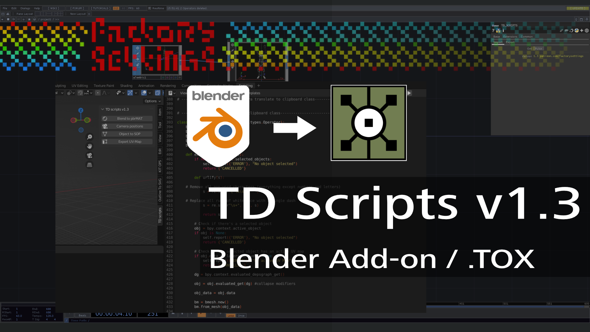 Blender scripting