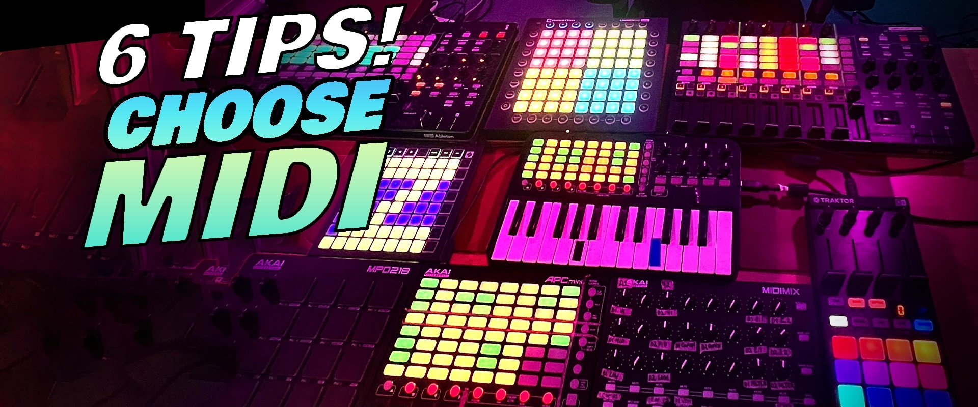 Cover image for MIDI controllers for VJ - Finding True Love 😘