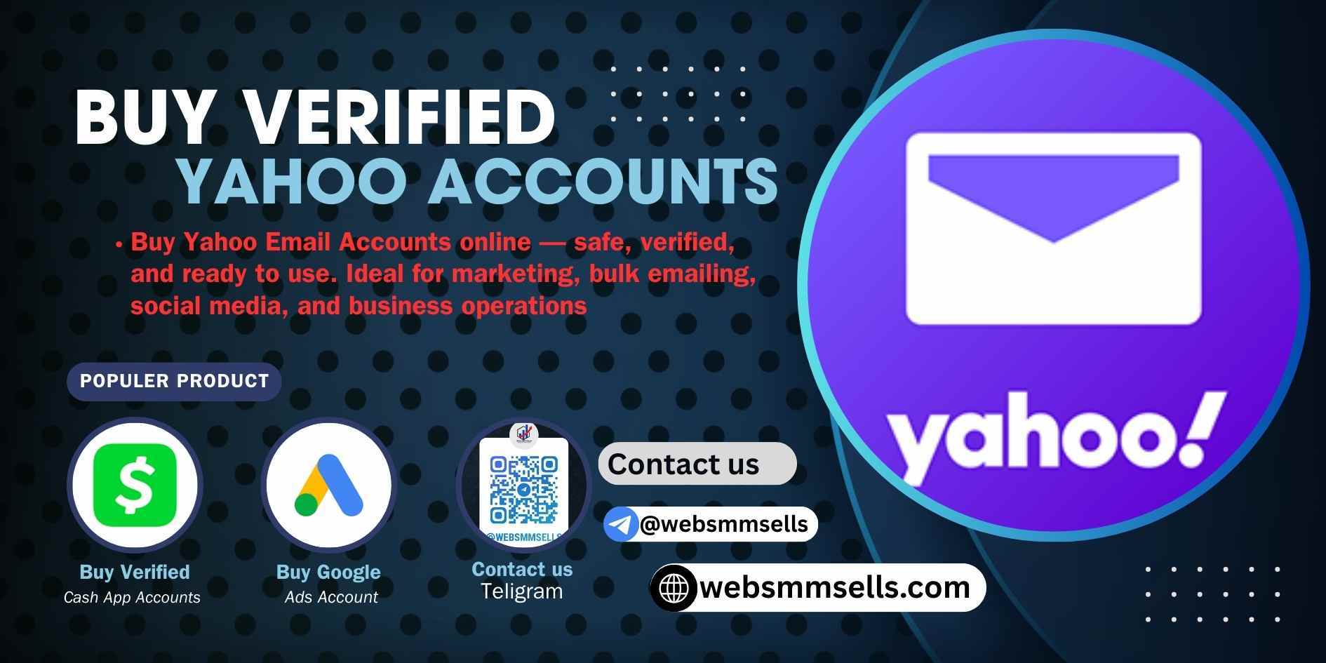 Cover image for Best A1 Site to Buy Yahoo Accounts Safely in 2025
