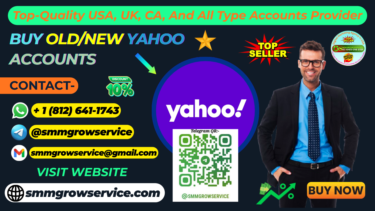 Cover image for Best Place Smmgrowservice to Buy Yahoo Accounts in 2026 – Safe, Verified & Fast Delivery