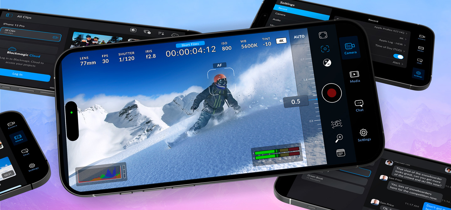 Cover image for Blackmagic Camera for iOS and Android