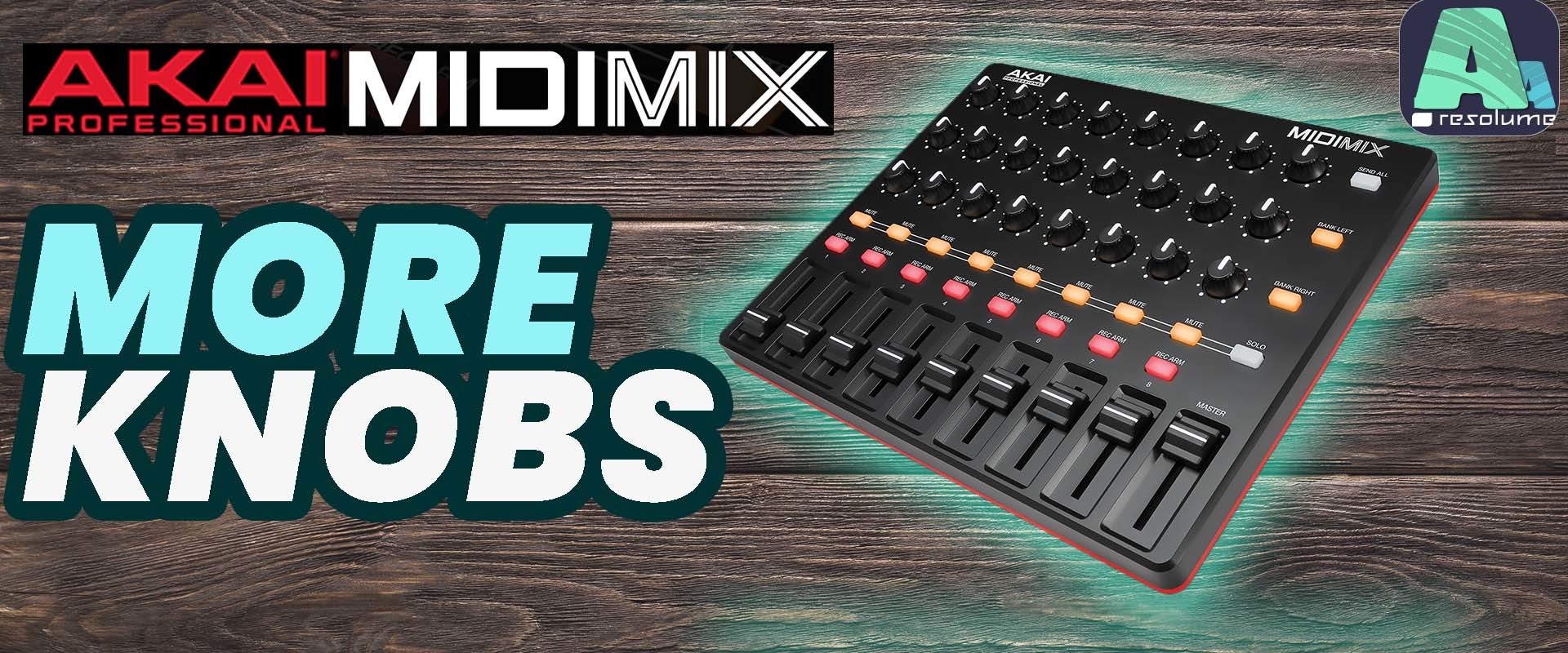 Cover image for MIDI Mapping In-dept Tutorial RESOLUME with Akai #MIDIMIX  | VJ Tips #Resolume