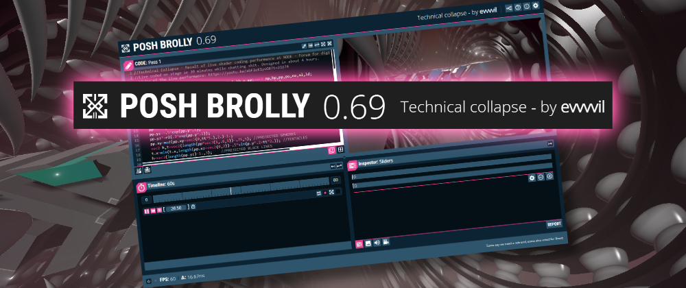 Cover image for Posh Brolly 0.69 - the new shader editor you can't miss 