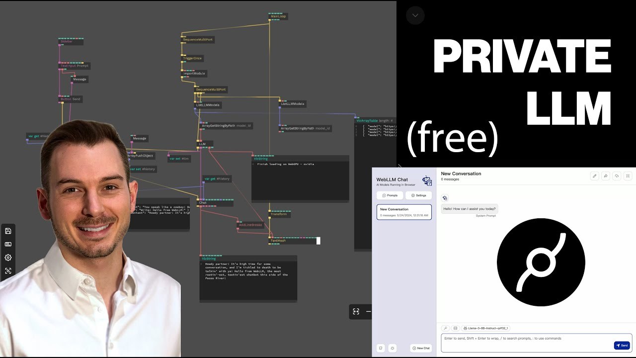 Cover image for WebLLM: free private chat in the browser with cables.gl