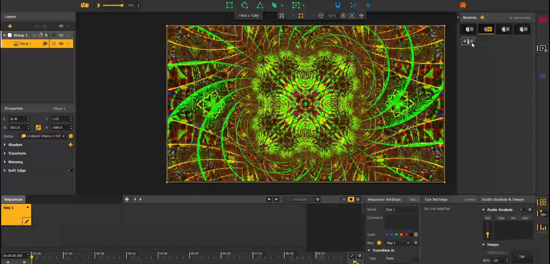 Cover image for Fractal and pychedelic ISF shaders with tunable parameters