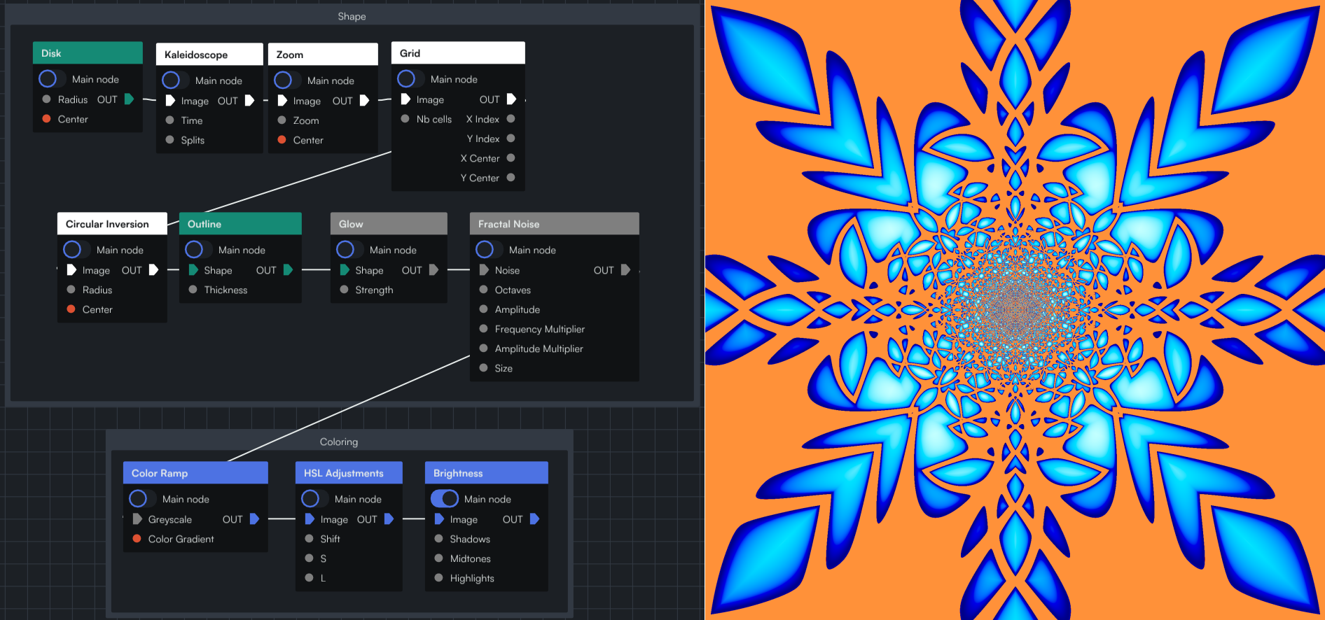 Cover image for Coollab - A node-based software to create visual effects and generative-art
Free and open-source