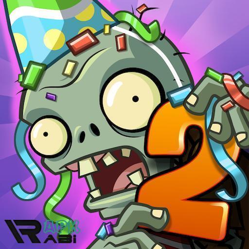 Plants vs Zombies 2 Hack APK Todo Desbloqueado logo